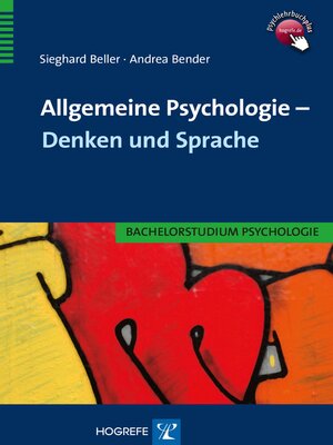cover image of Allgemeine Psychologie – Denken und Sprache